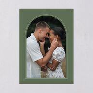 Botanical Arch Wedding Invitations Hunter Green Signature Blank No Standard