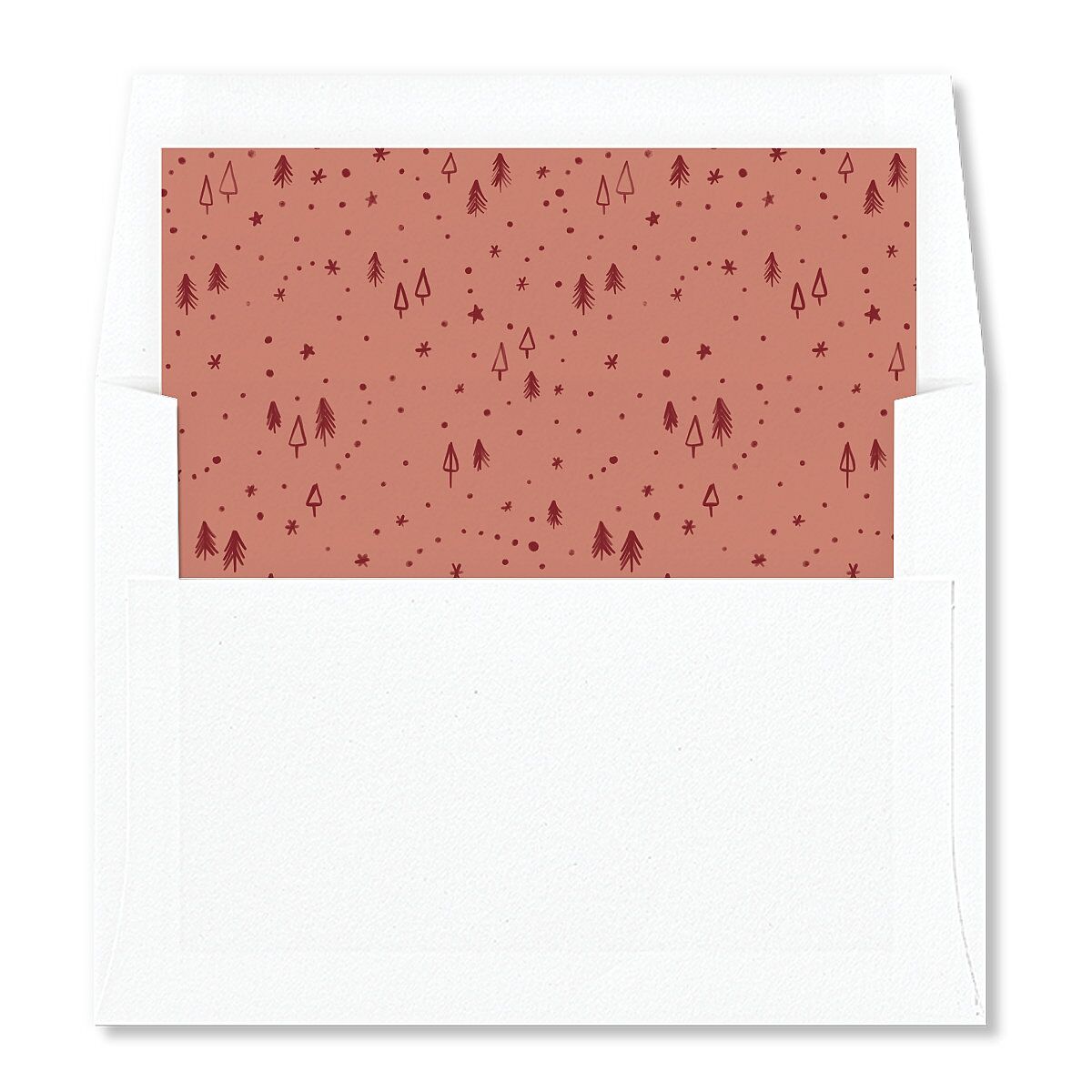 Illustrated Winter Frame Envelope Liners