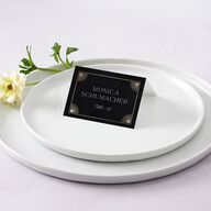 Written In The Stars Place Cards Gold Midnight Signature