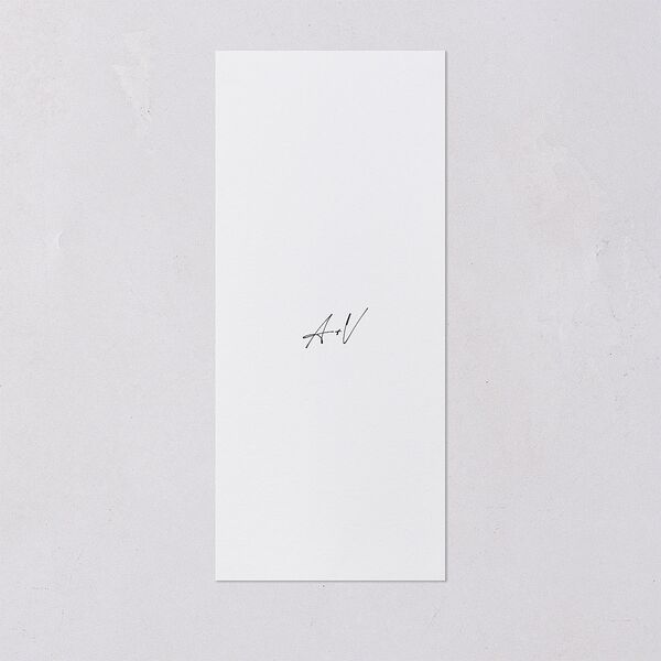 Simply Script Menus Pure White Signature