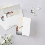 Baroque Garden Thank You Cards Gold Champagne