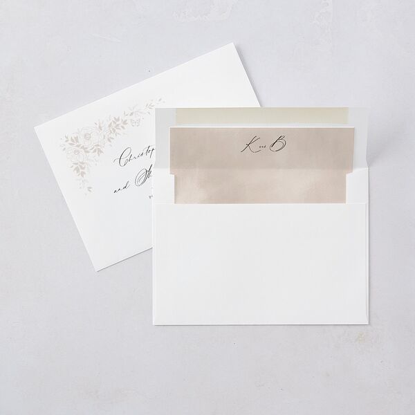 Baroque Garden Rehearsal Dinner Invitations Champagne Signature Blank