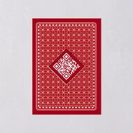 Las Vegas Playing Card Wedding Event Detail Cards Jewel Red Signature Standard