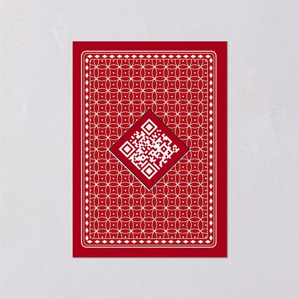 Las Vegas Playing Card Wedding Event Detail Cards Jewel Red Signature Standard