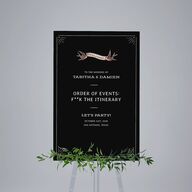 Til Death Tattoos Standard Welcome Sign Large Midnight Standard Indoor Foam Core L Welcome