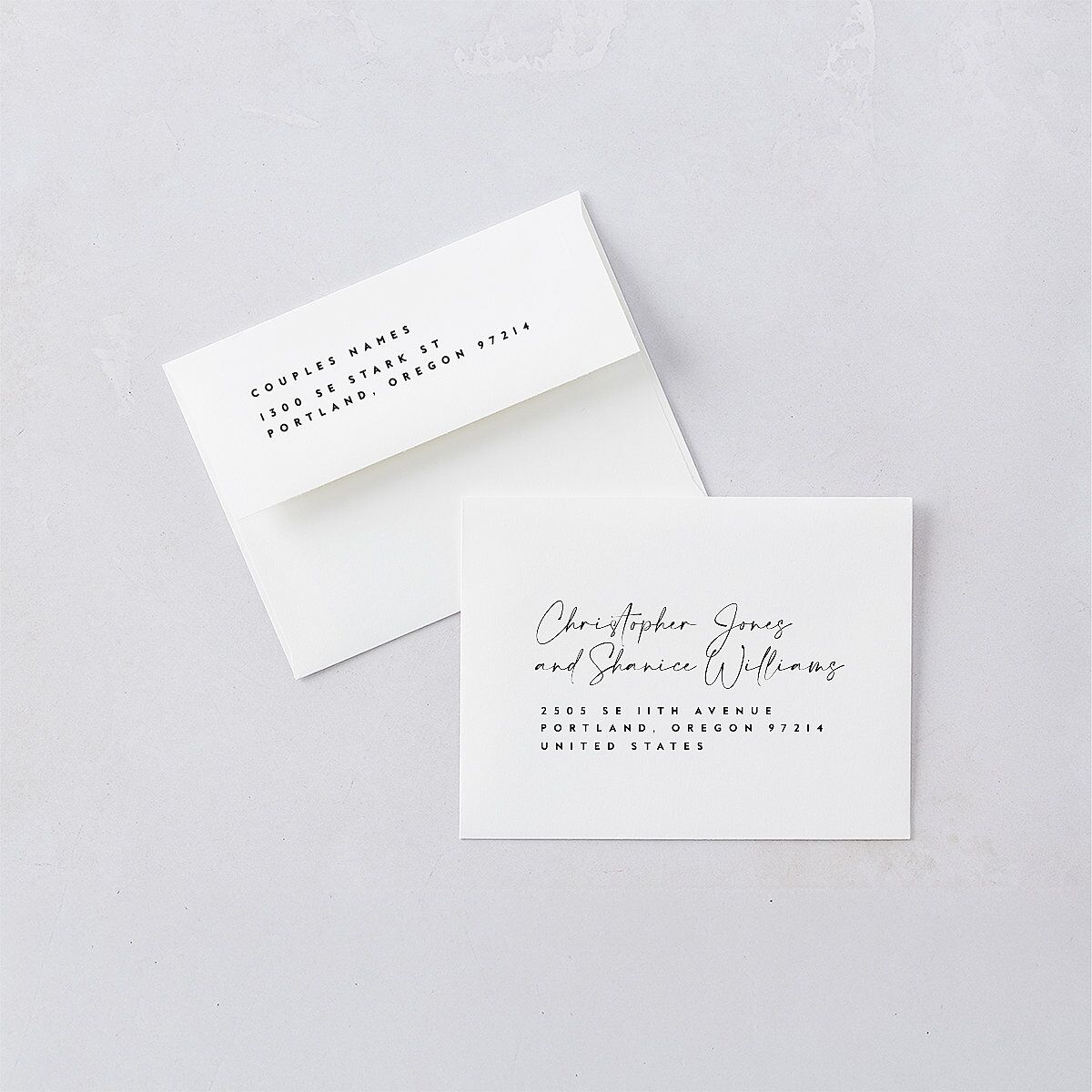 Modern Vow Save the Date Petite Cards — view 6