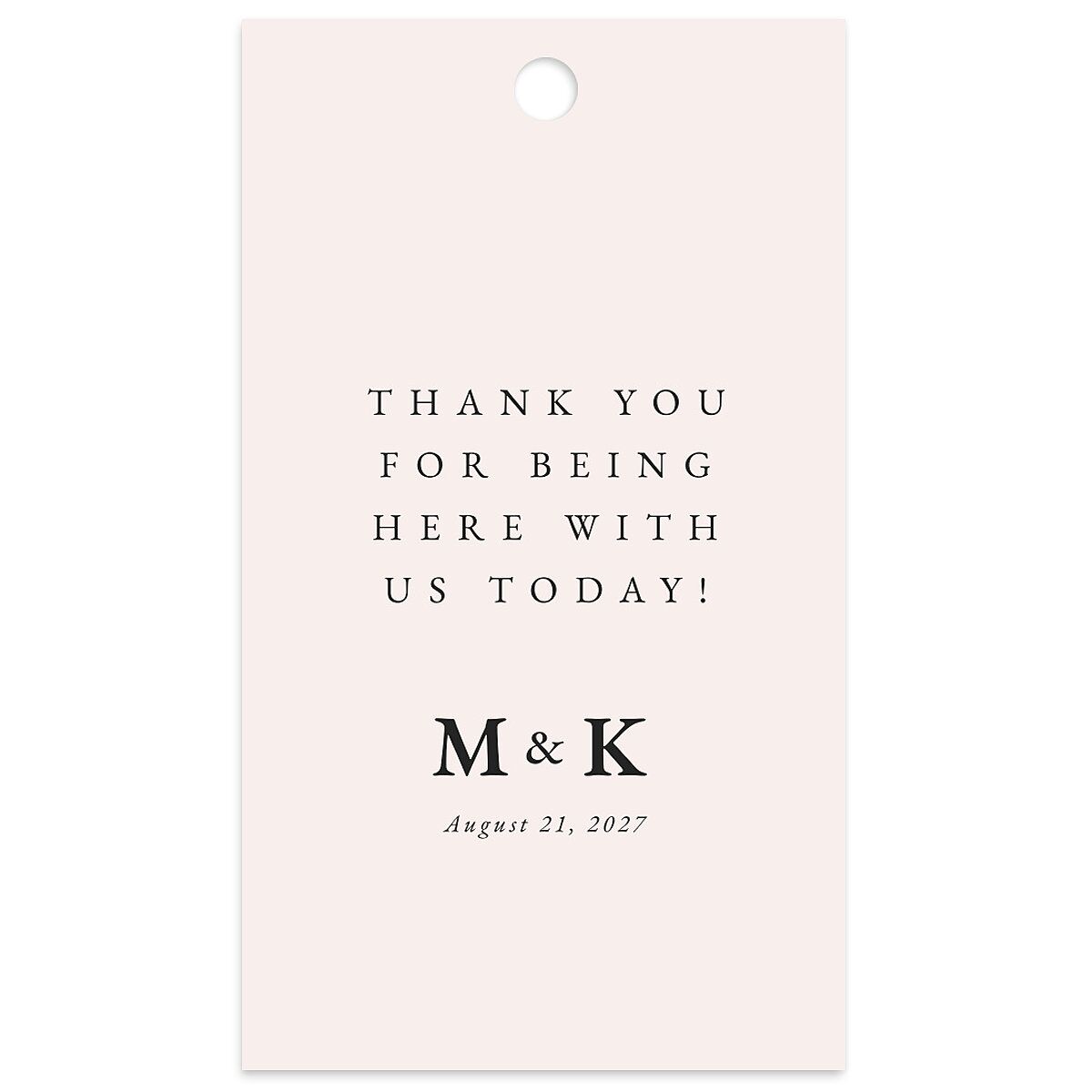 Romantic Wisteria Favor Gift Tags