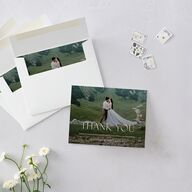 On This Day Thank You Cards Gold Midnight Navy
