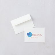 Santa Cruz Bilingual Foreign Language Wedding Response Cards Aquamarine Signature Standard