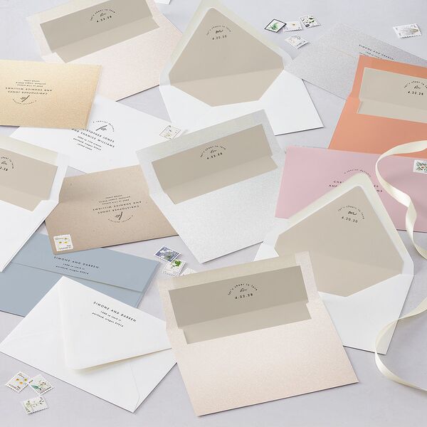 Arched Photo Wedding Invitations Sand Signature Blank No Standard