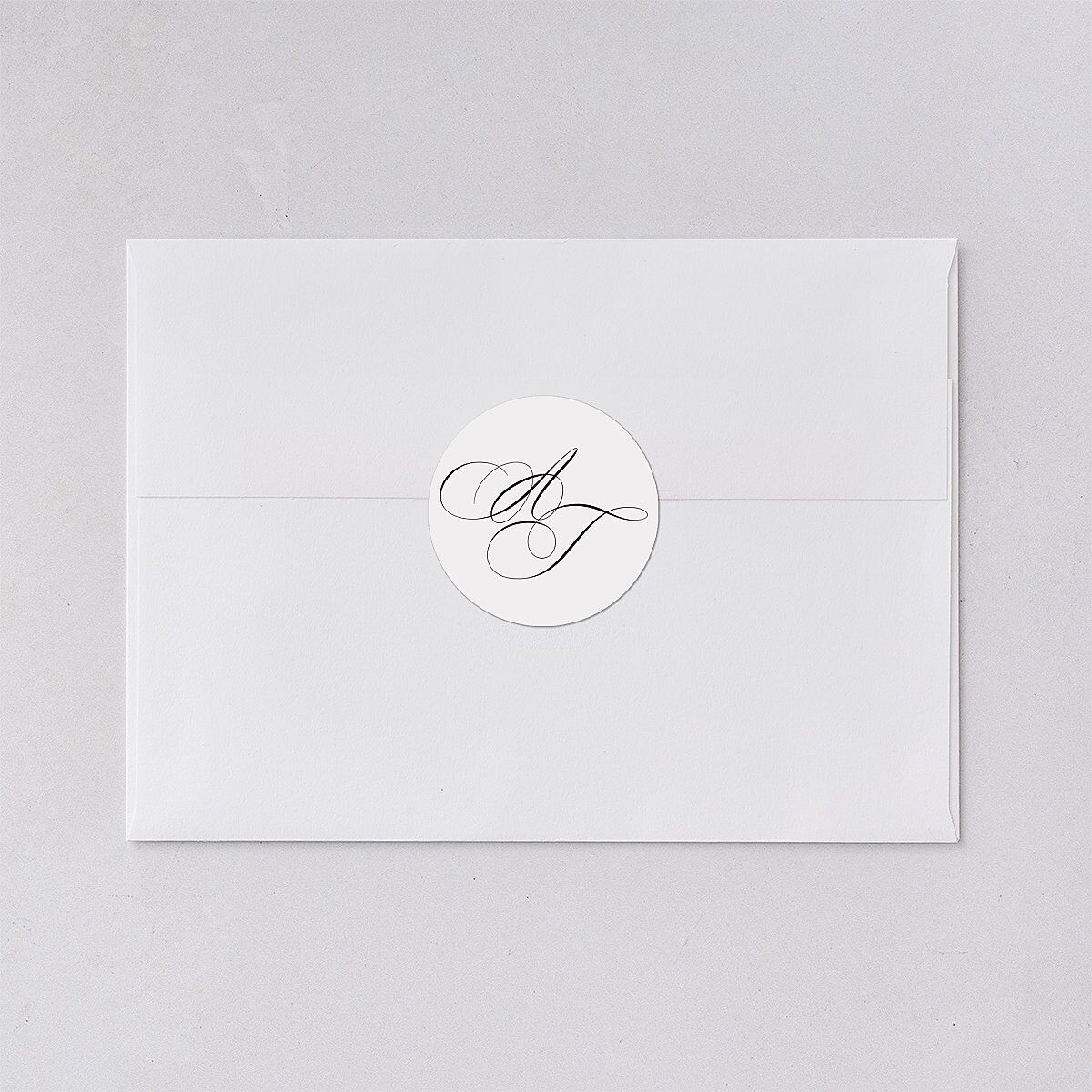 Romantic Lace Wedding Stickers Pure White Circle