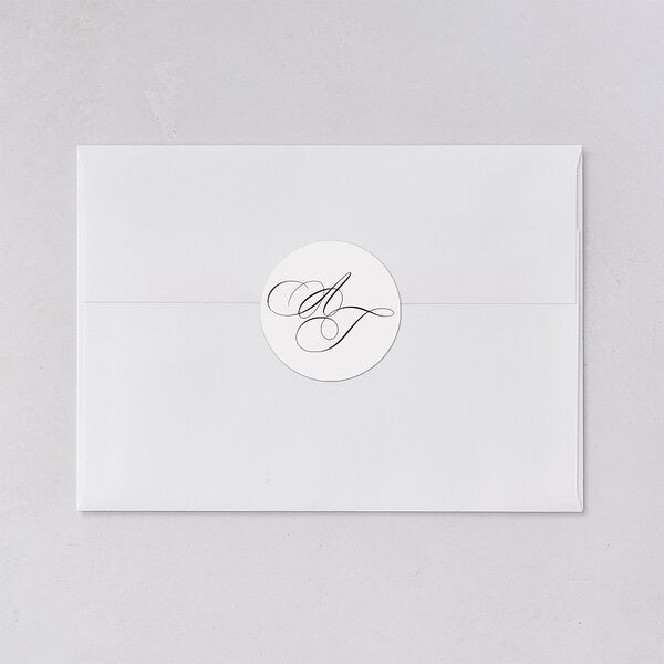 Romantic Lace Wedding Stickers Pure White Circle