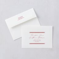 Chinese Double Happiness Wedding Invitations Gold Scarlet Signature Blank No Standard