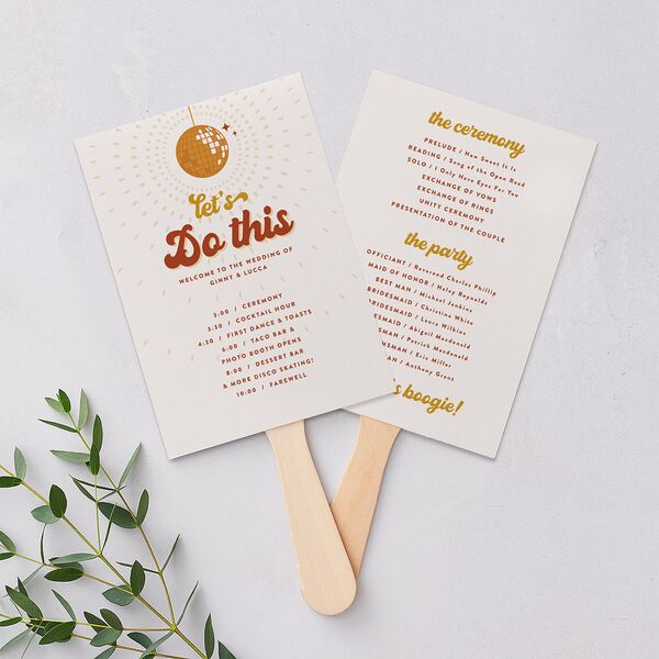 Disco Love Fan Programs Red Clay Signature Standard