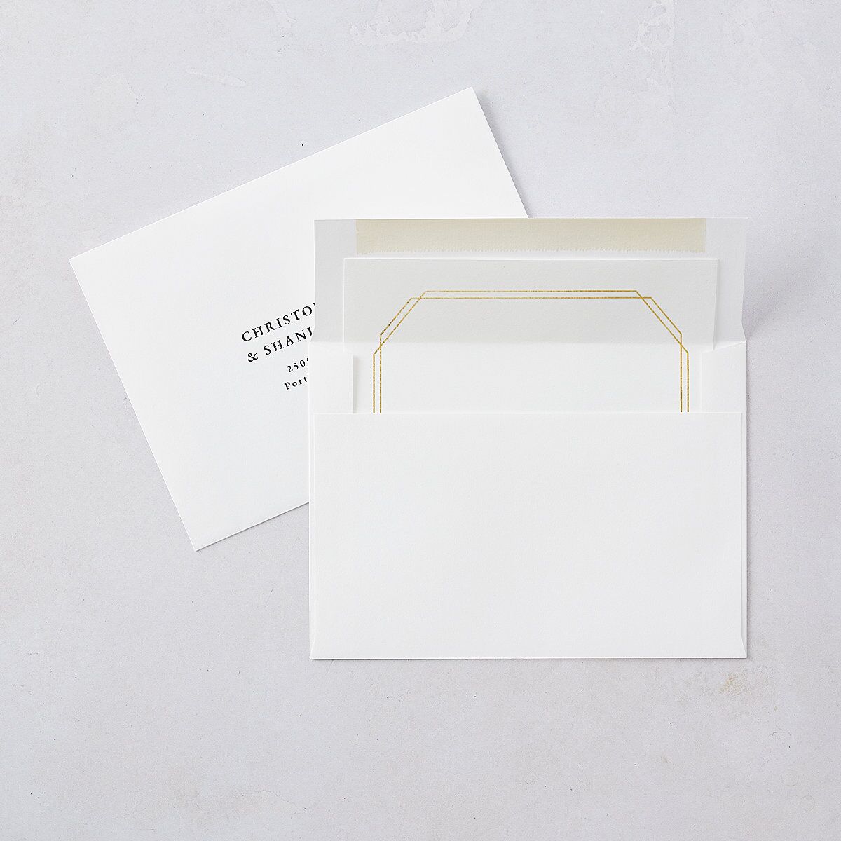 Holiday Eucalyptus Envelope Liners — view 1