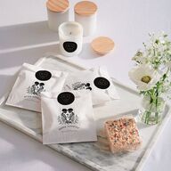Skeleton Spirits Wedding Day Paper Favor Bags White Licorice Wax-Lined Food Safe Paper