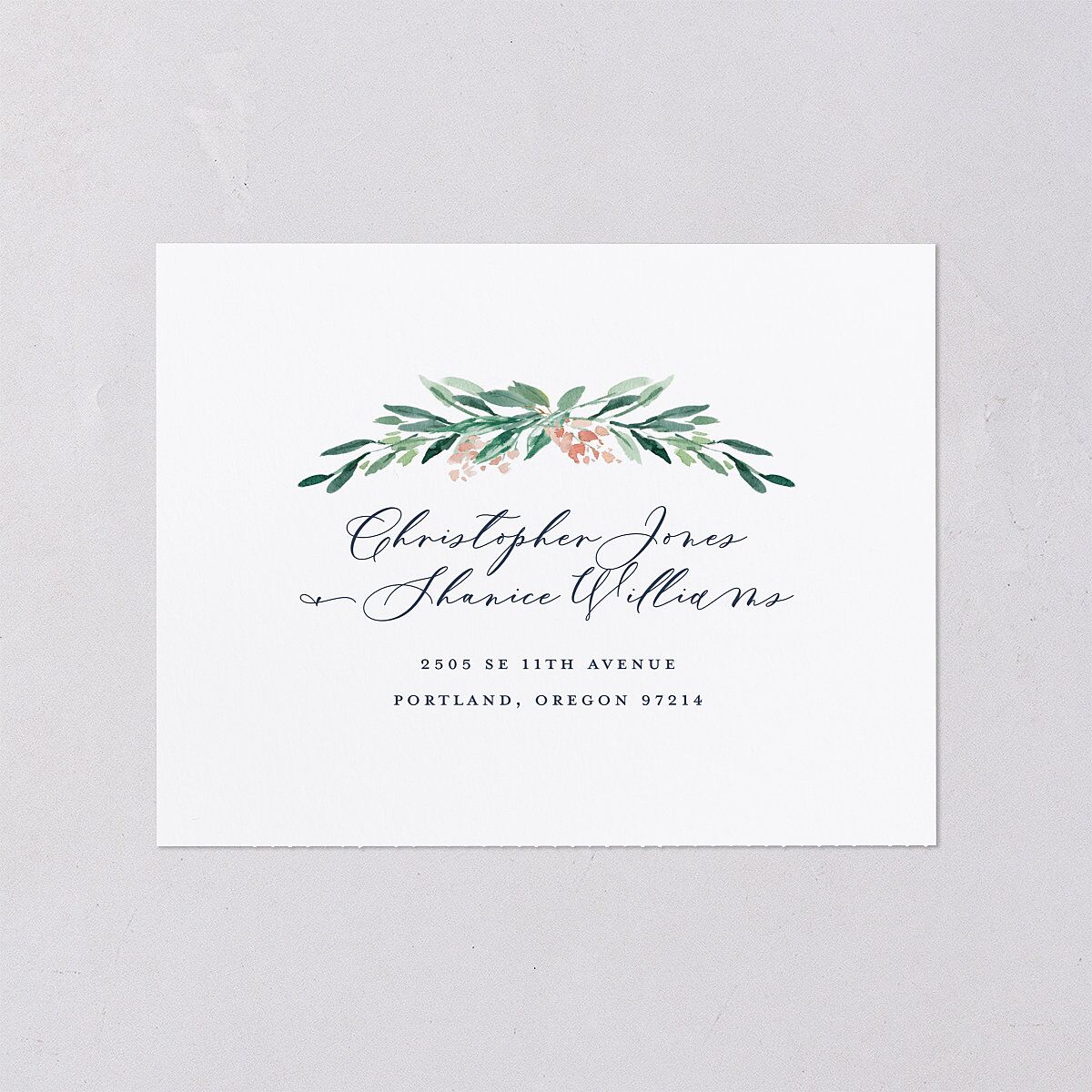 Gilded Botanical All-in-One Wedding Invitations — view 5