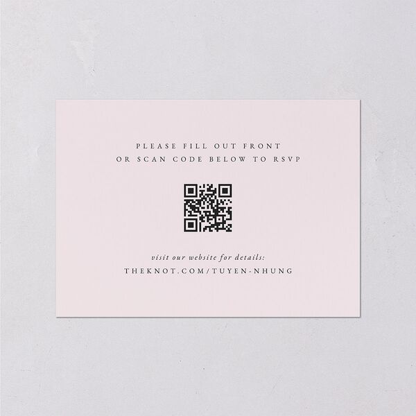 Sparkling Wisteria Wedding Response Cards Gold Iris Signature Standard