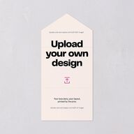 Upload Your Own Design Portrait Photo All-in-One Wedding Invitations Pure White Signature Light Both Recipient and Return Addresses No