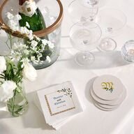 Medieval Renaissance Cocktail Napkins Canary Napkin Uncoined