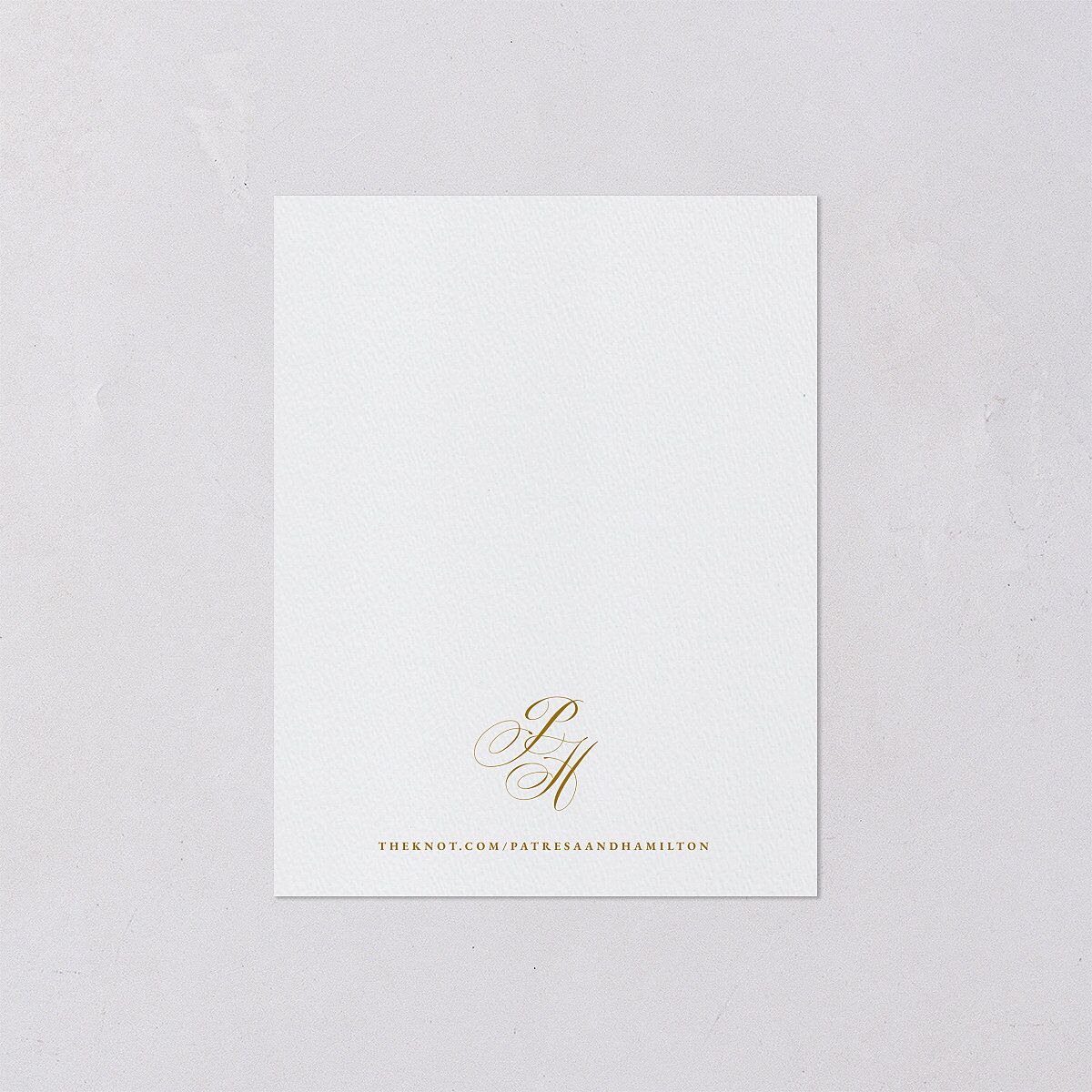Opulent Garden Save the Date Petite Cards Scottish Green Signature smooth Blank No Standard