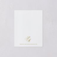 Opulent Garden Save the Date Petite Cards Scottish Green Signature smooth Blank No Standard