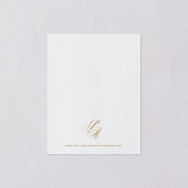 Opulent Garden Save the Date Petite Cards Scottish Green Signature smooth Blank No Standard