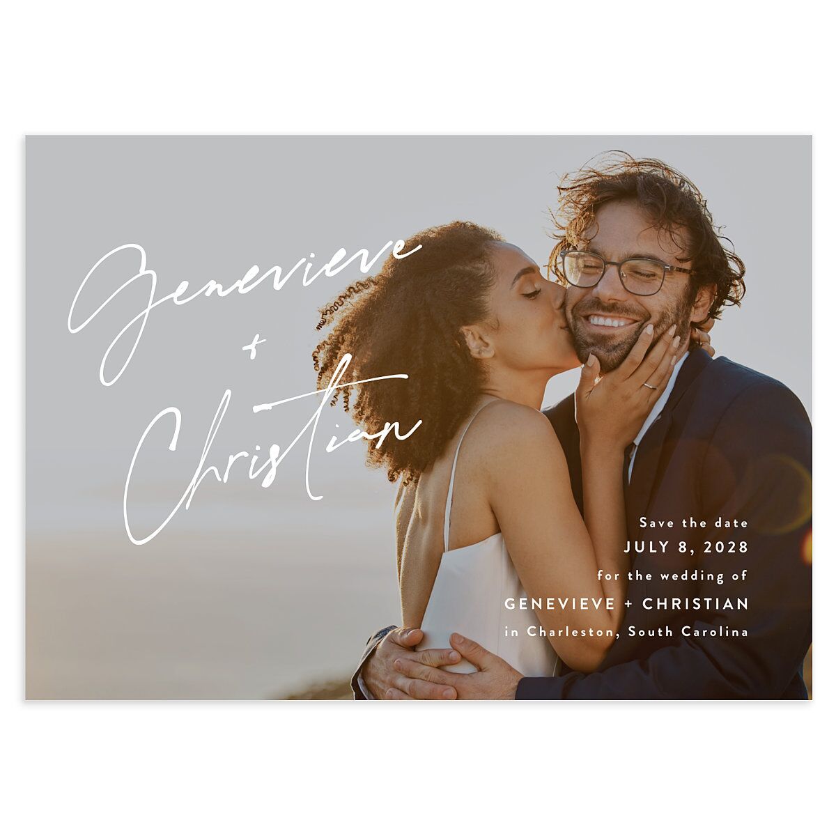 Written Names Save the Date Cards