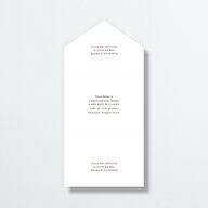 Photo Vow All-in-One Wedding Invitations Burgundy Signature Light Both Recipient and Return Addresses No
