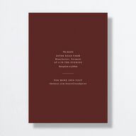 Photo Vow Wedding Invitations Burgundy Signature No Standard