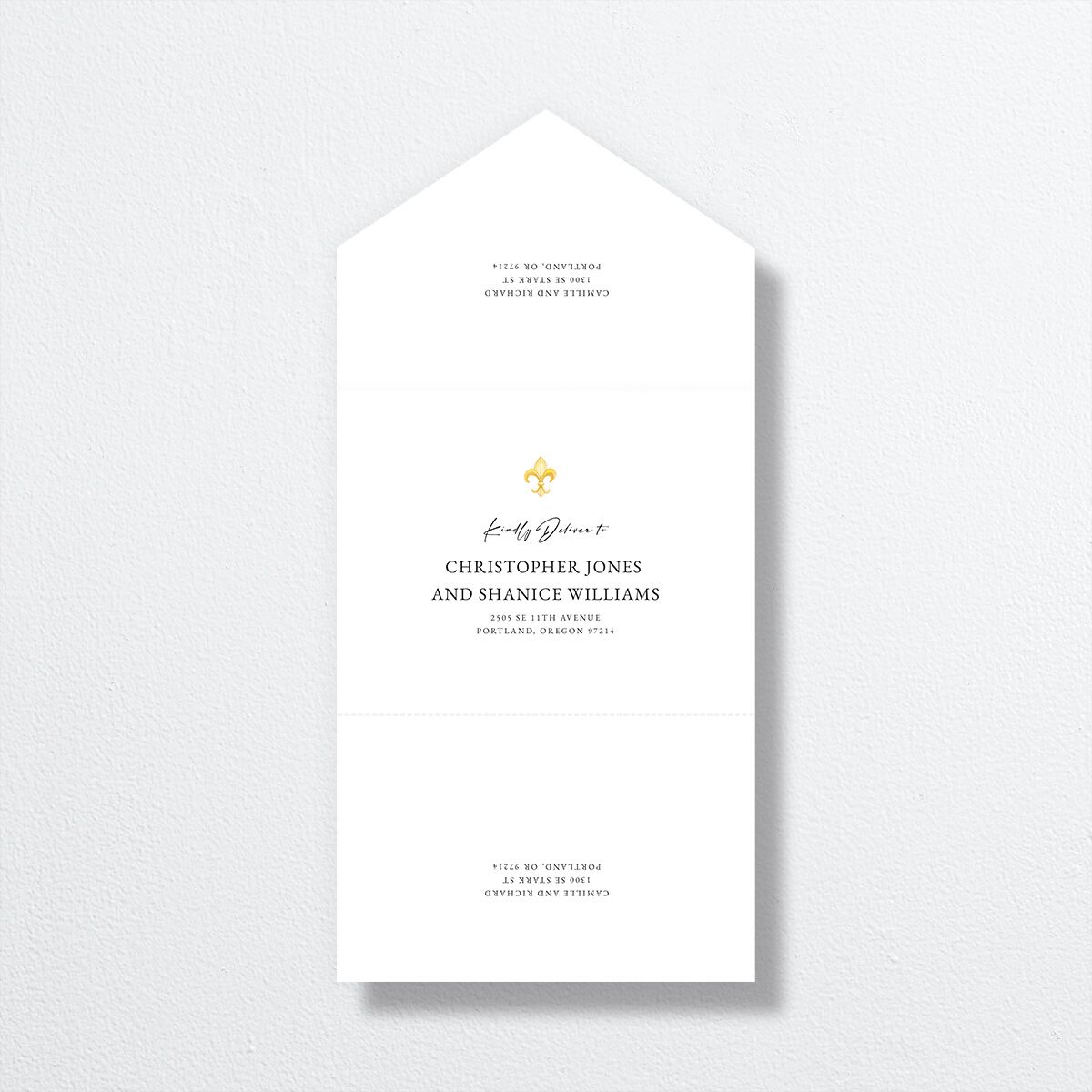 New Orleans All-in-One Wedding Invitations — view 2