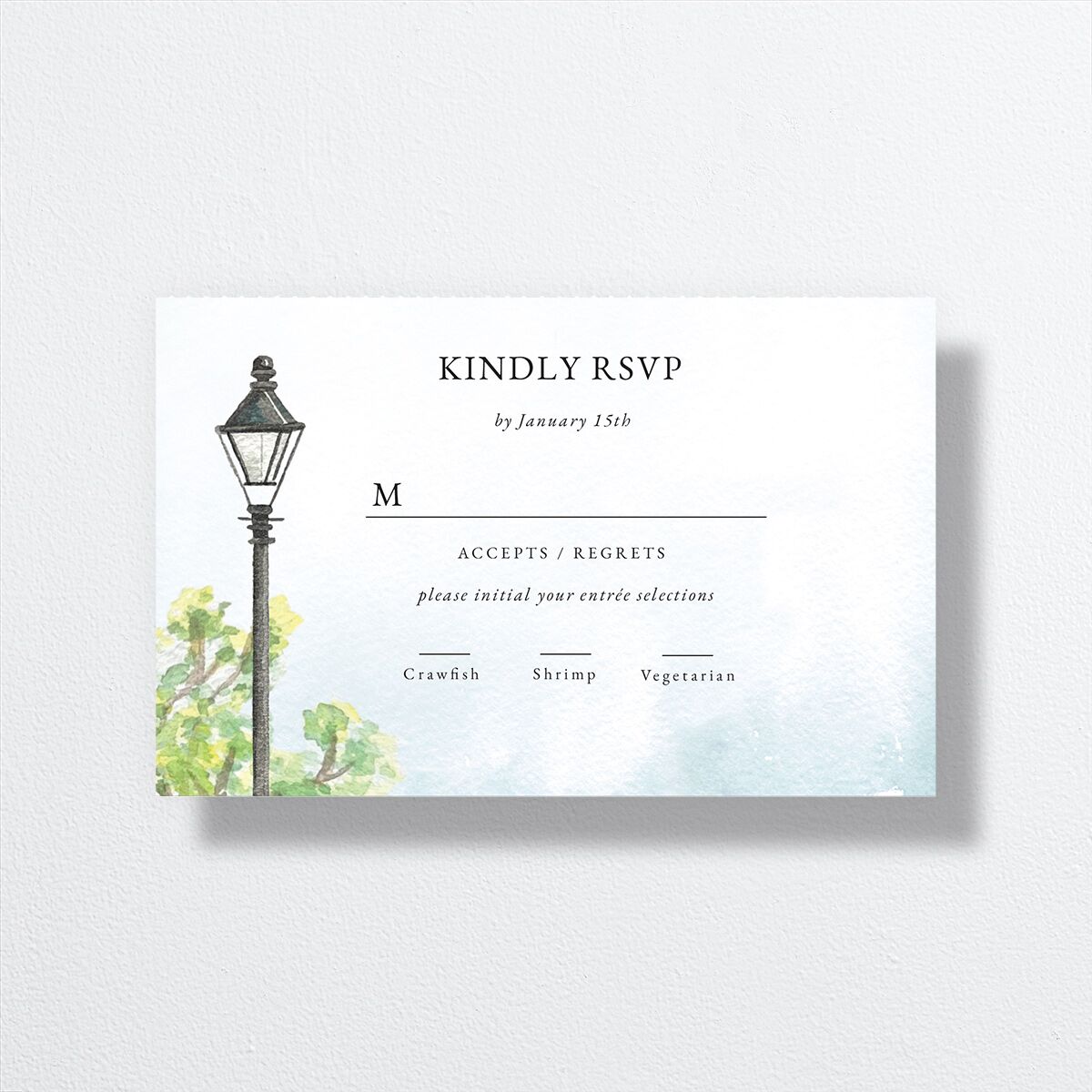 New Orleans All-in-One Wedding Invitations — view 4