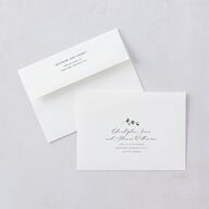 Modern Eucalyptus Wedding Invitations Pure White Signature Blank No Standard