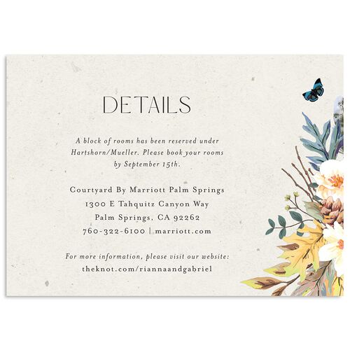 Bohemian Altar Wedding Enclosure Cards Dijon Signature Standard