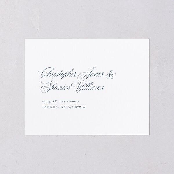 Eternal Love All-in-One Wedding Invitations Cruise Signature Light Both Recipient and Return Addresses