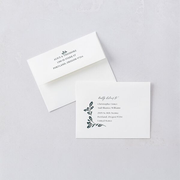 Arboretum Archway Foil Thank You Cards Gold Dark Night