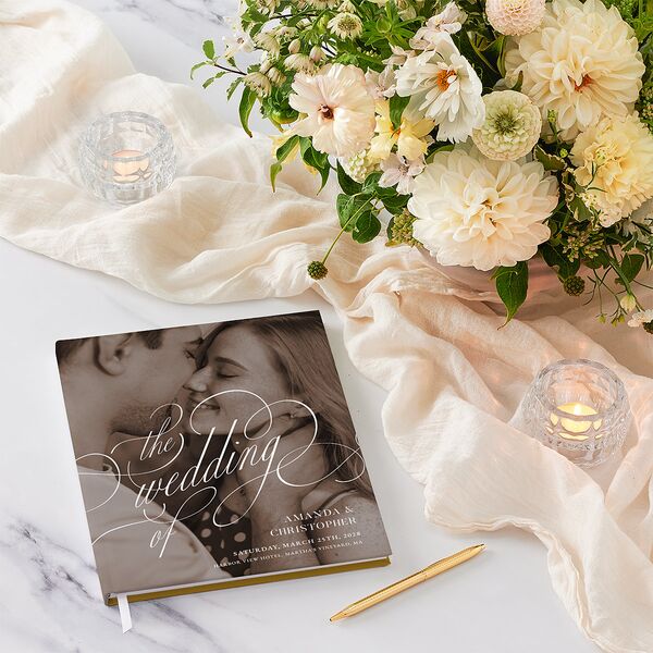 Photo Flourish Guest Books Marigold