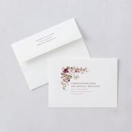 Vintage Love Doves Wedding Invitations Shell Pink Signature Blank No Standard