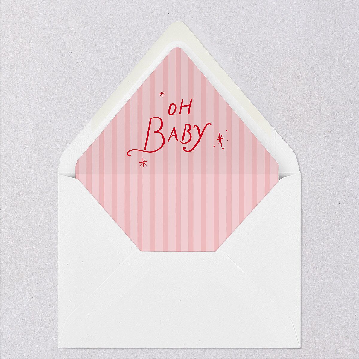 Whimsical Handwritten Home for the Holidays Photos Euro Envelope Liners Ruby Luxe