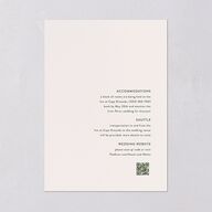 Forever Arch Foil Wedding Invitations Gold Moss Signature Blank No Standard