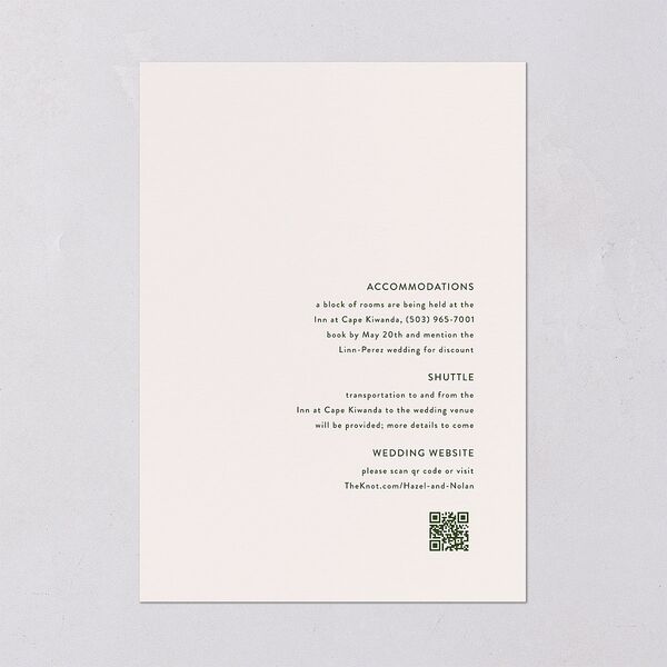 Forever Arch Foil Wedding Invitations Gold Moss Signature Blank No Standard