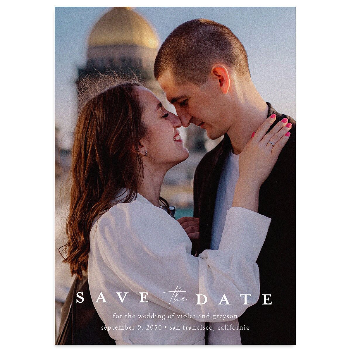 Ethereal Floral Save The Date Cards