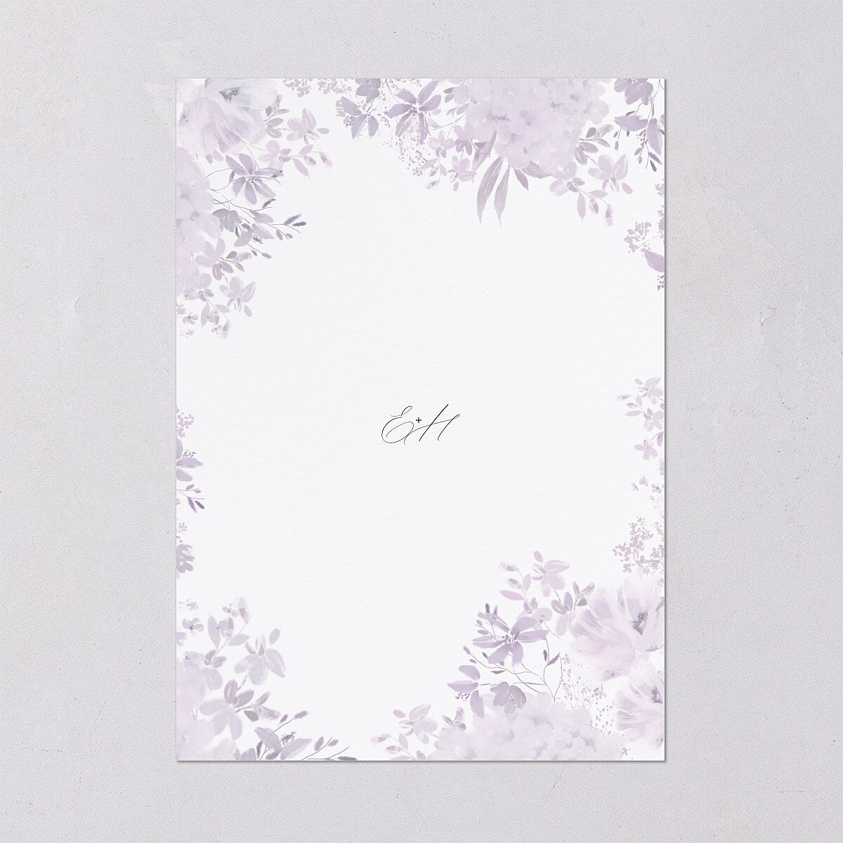 Monochrome Blooms Bridal Shower Invitations — view 3