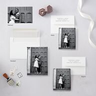 Ampersand Flourish Save The Date Magnets Snow Magnet Paper