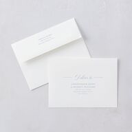 Coastal Oysters and Anchors Wedding Invitations Sea Blue Signature Blank No Standard