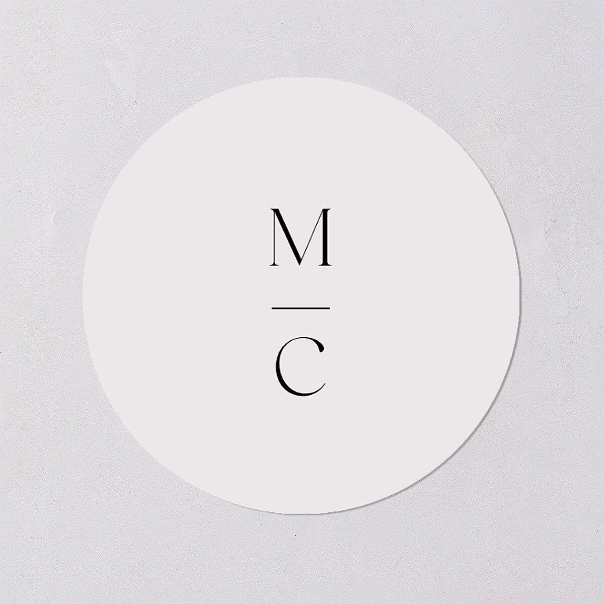 Falling Leaves Wedding Stickers Chestnut Circle