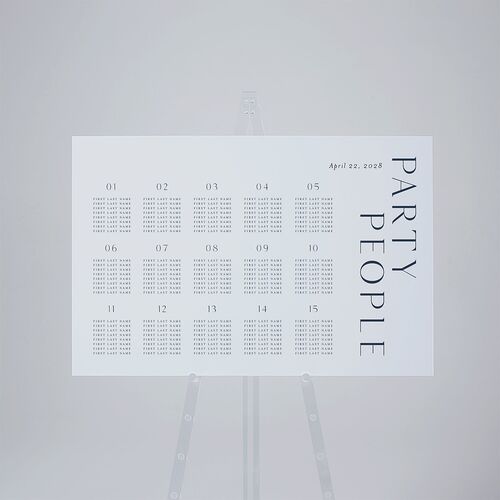Timeless Elegance Standard Seating Chart Large Moody Blue Standard Indoor Foam Core L Seating