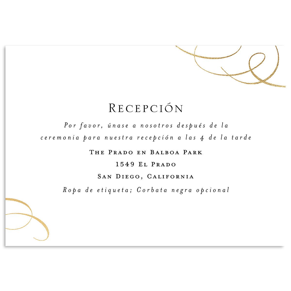 Nuestra Boda Wedding Enclosure Cards