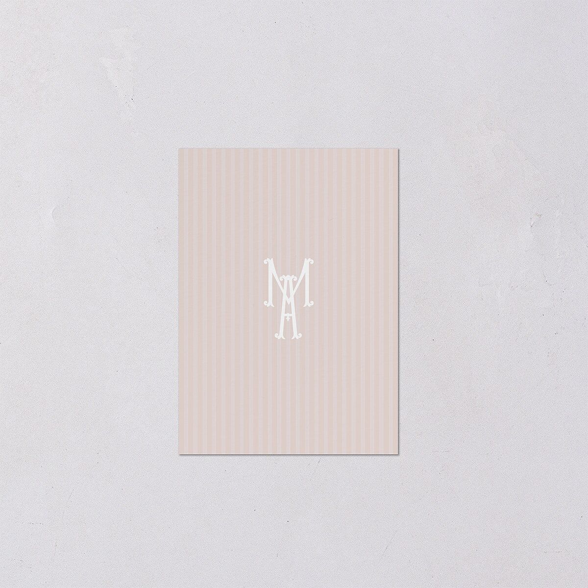 Elegant Floral Regency QR Code RSVP Cards Pink Cotton Signature Standard