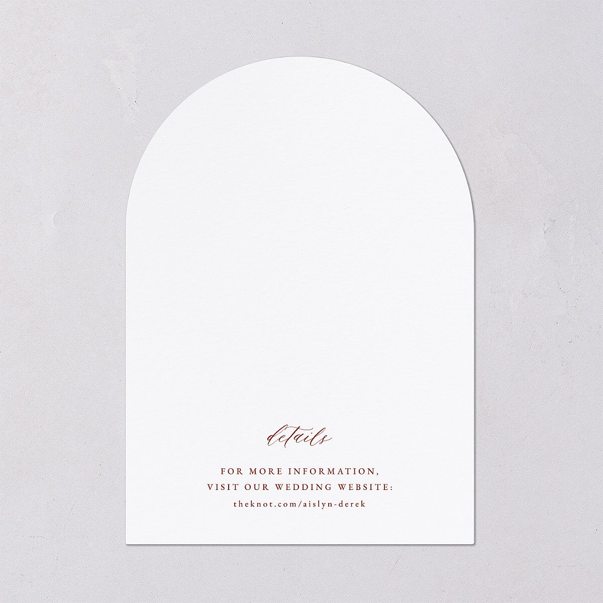Boho Photo Save the Date Cards Copper Signature smooth Blank No Arch